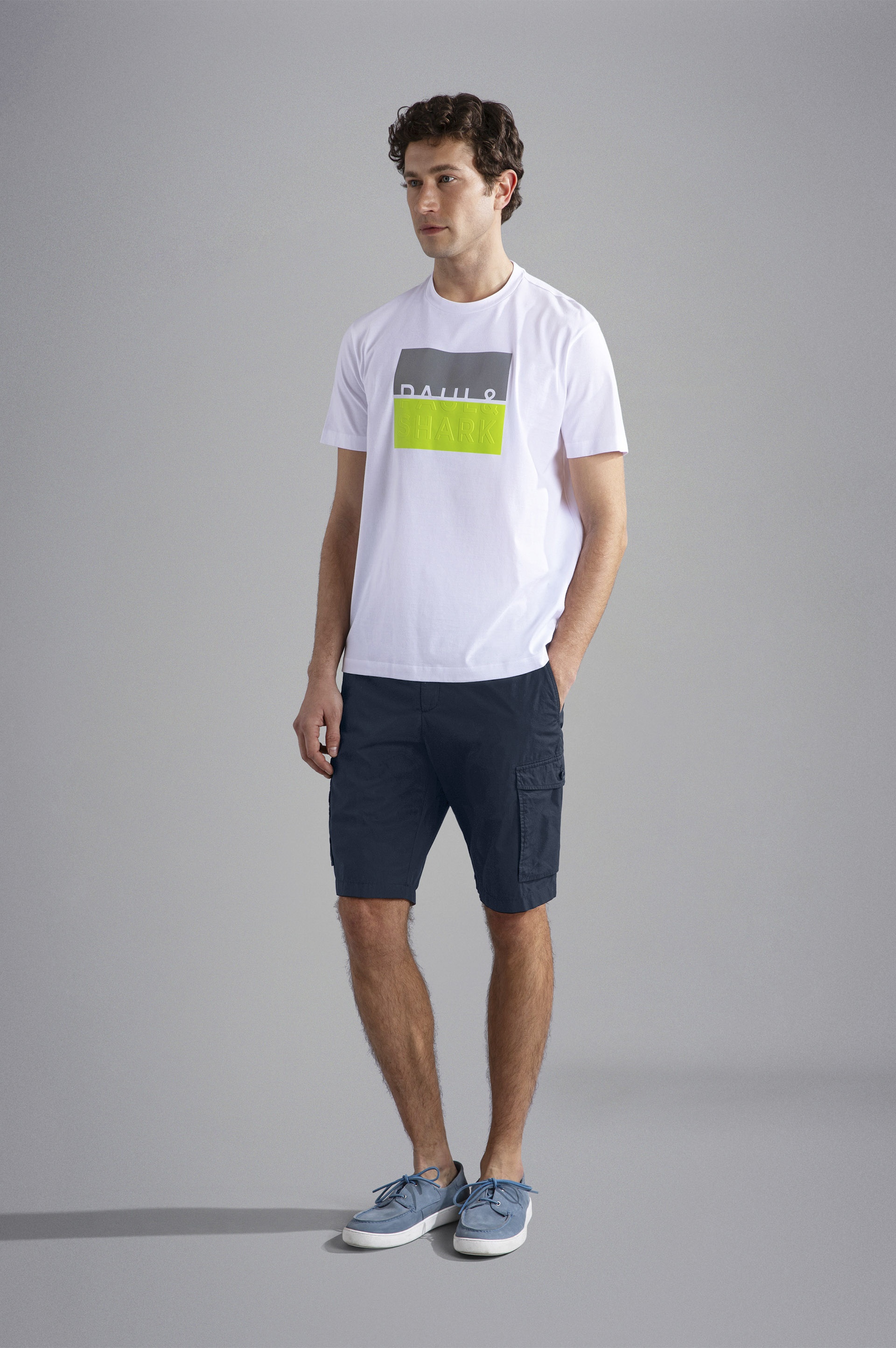ULTRA-LIGHT POPLIN COTTON CARGO SHORTS - 2