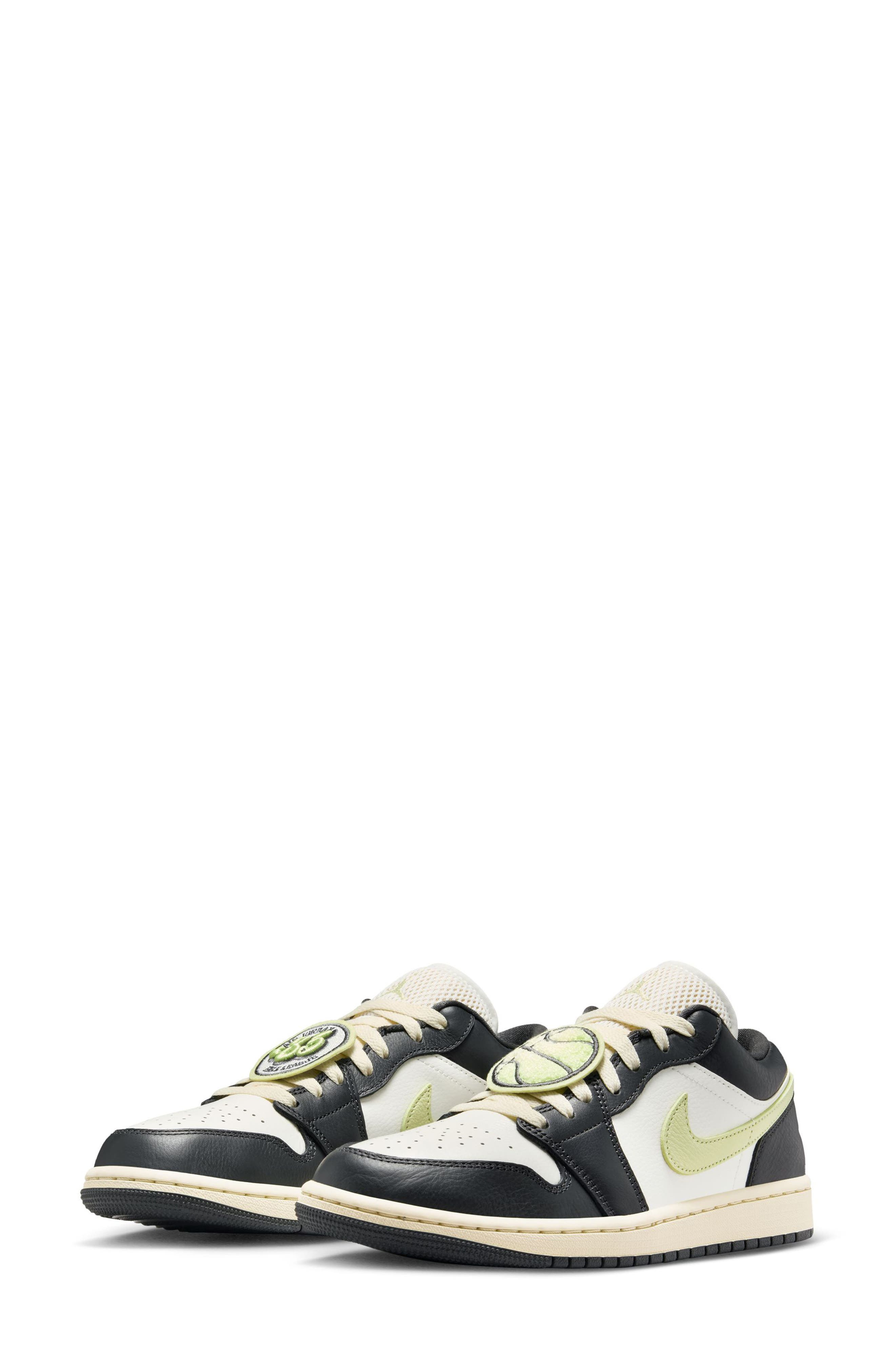 Nike Air Jordan 1 Low SE Sneaker in 003 Anthra/lmngrn at Nordstrom - 1