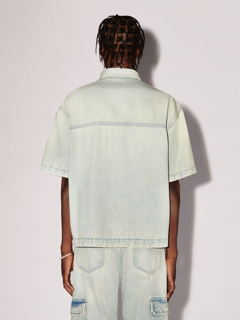 Boxy Fit Denim Shirt 4