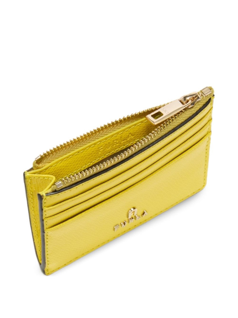 small Camelia zipped card holder 3