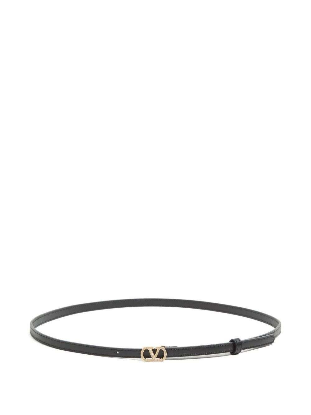 VLogo Signature crystal-embellished belt - 1