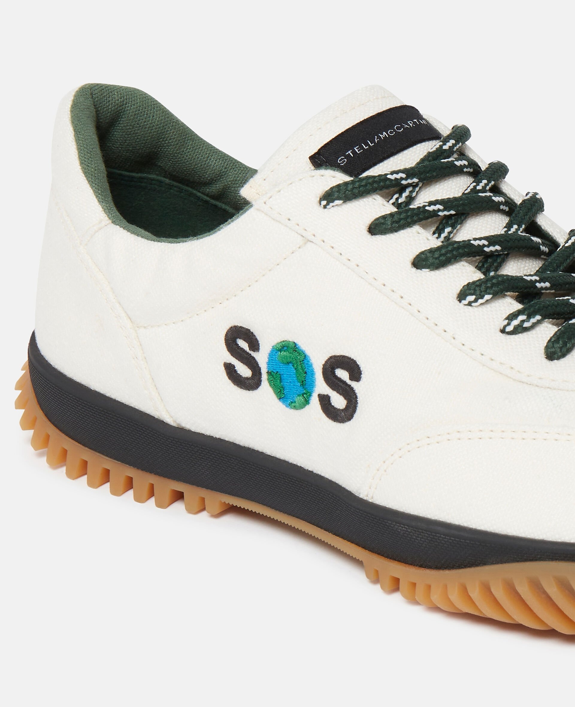 SOS Embroidered S-Wave Sport Trainers - 4