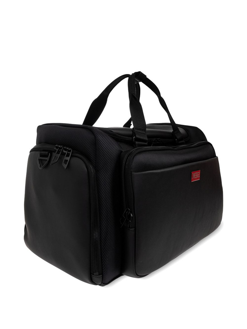 logo-patch pocket-detail duffle bag 4