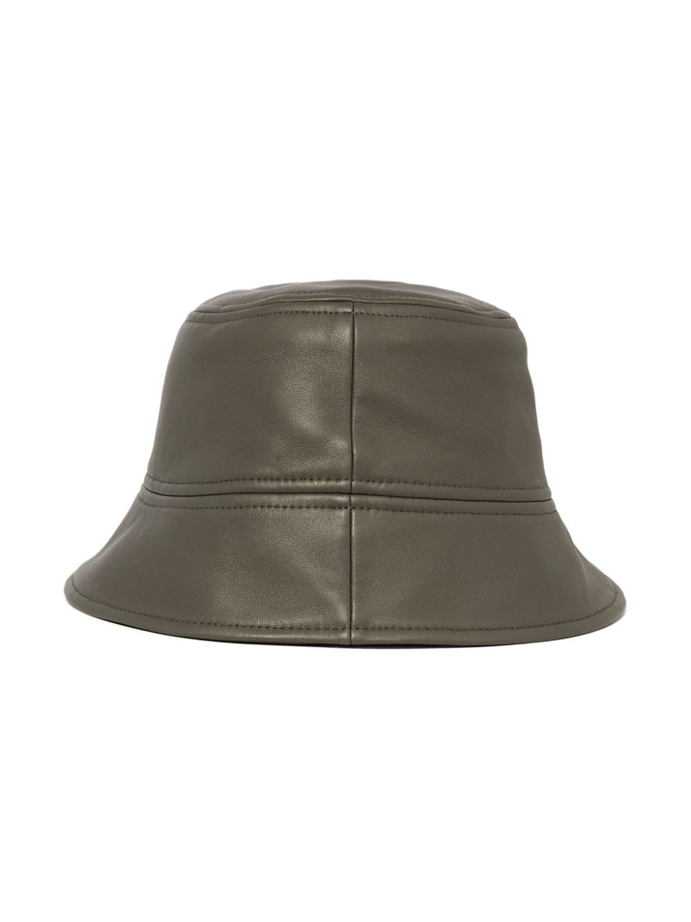 leather bucket hat - 2