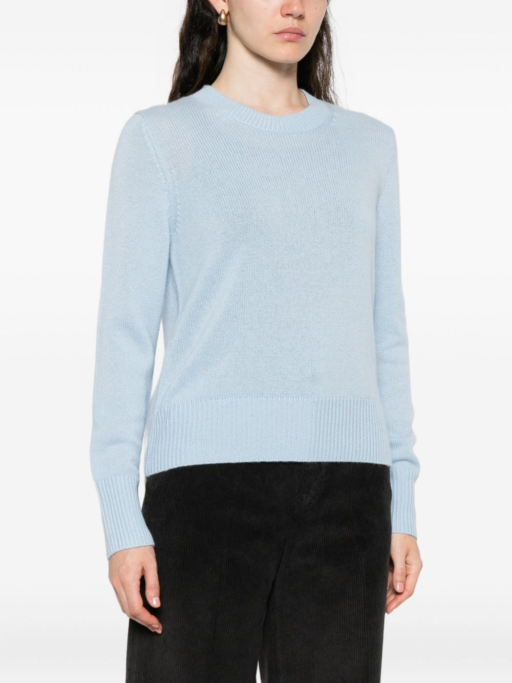 crew-neck cashmere sweater - 3