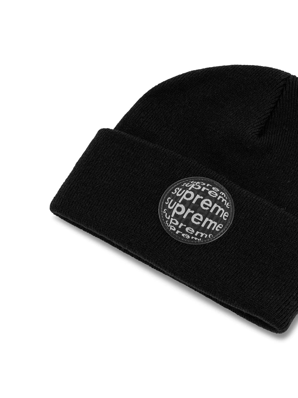 lenticular patch beanie - 2