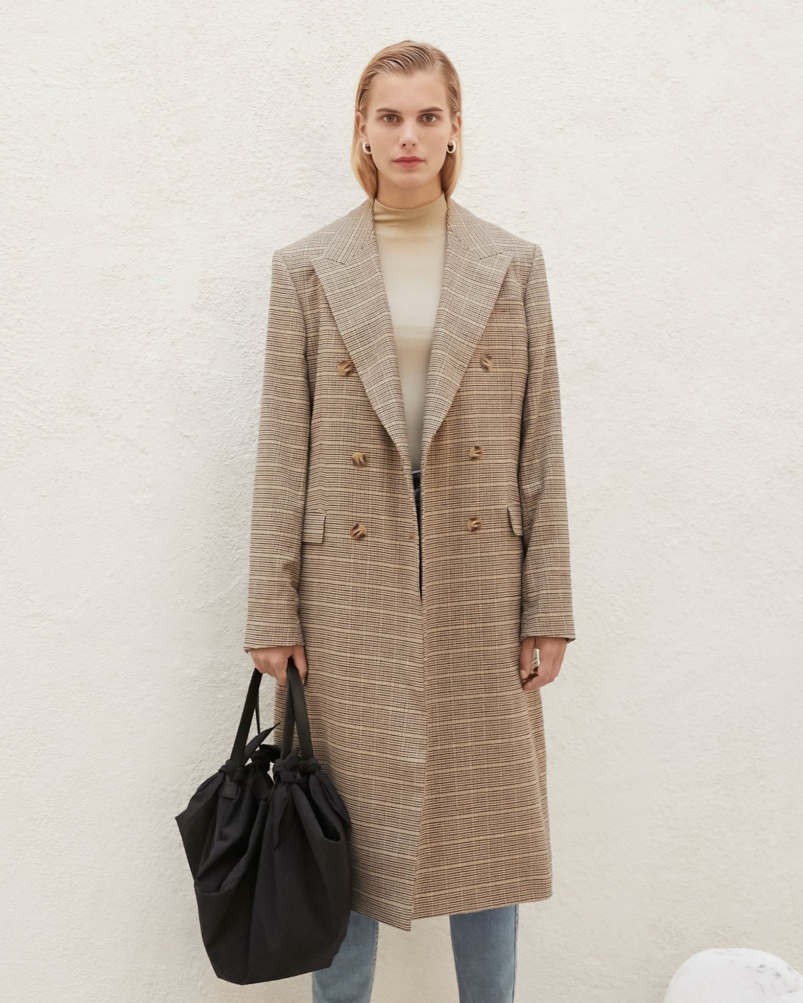 Elongated Blazer Coat - 1