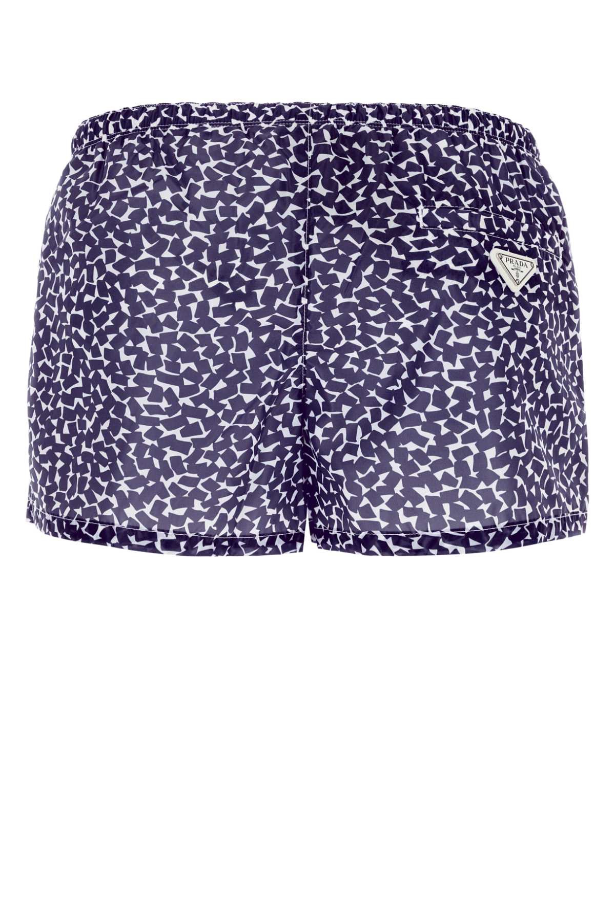 Prada Men Printed Nylon Swimming Shorts - 2
