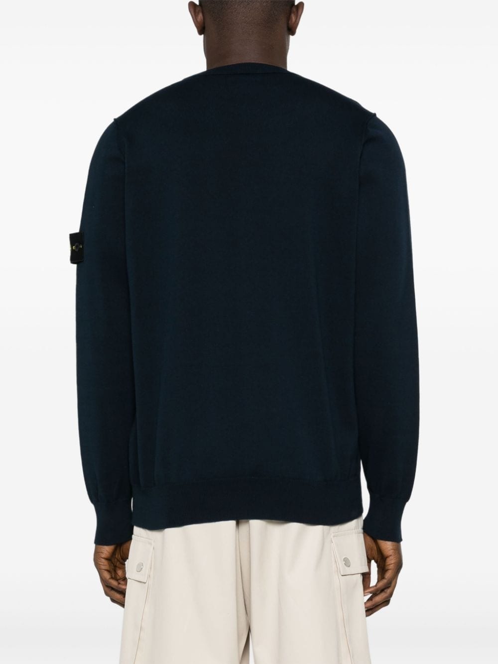 fine-knit cotton jumper - 4