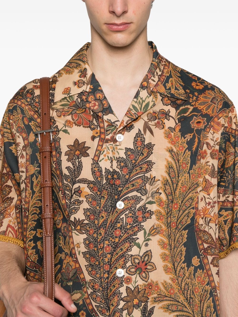 floral-print shirt - 5