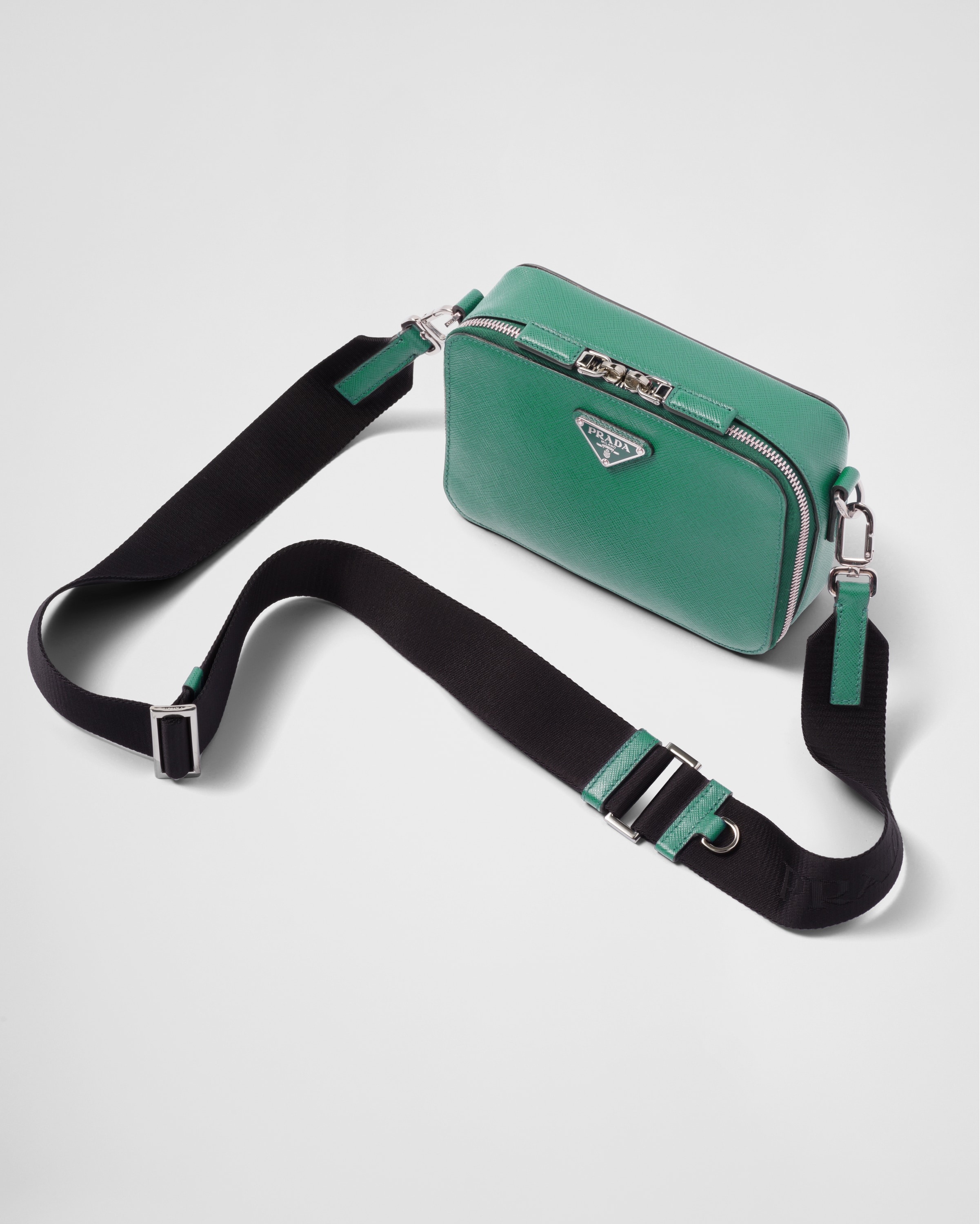 Small Saffiano leather Prada Brique bag - 2