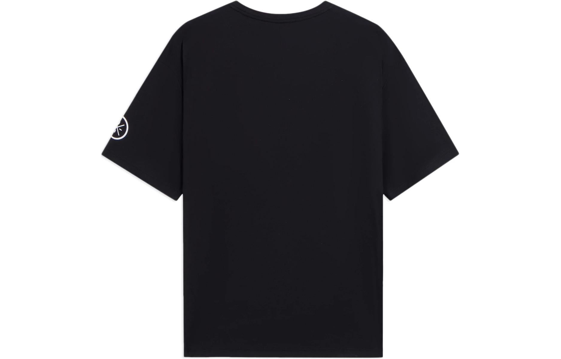 Li-Ning Way Of Wade Graphic Loose Fit T-shirt 'Black White' AHSS443-3 - 2
