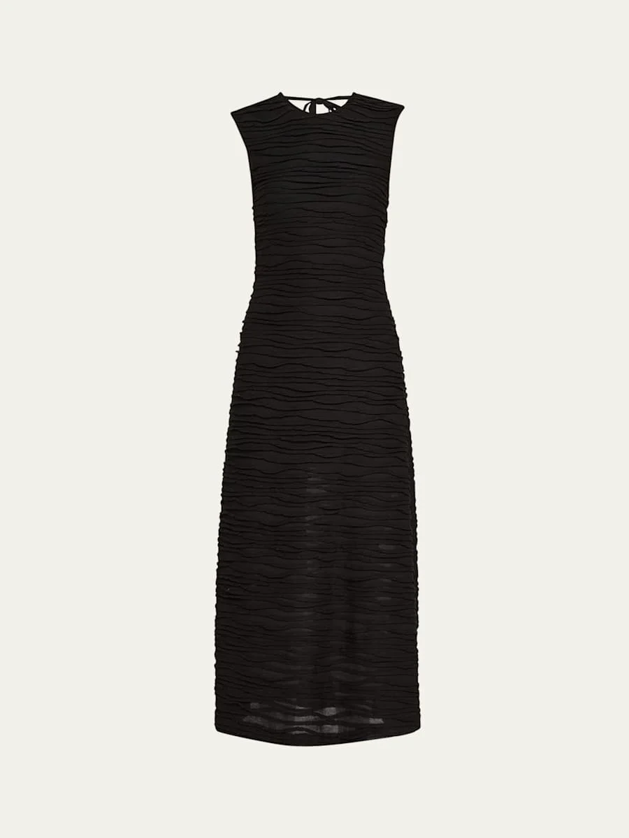 Laura Textured Cotton Dress - 1