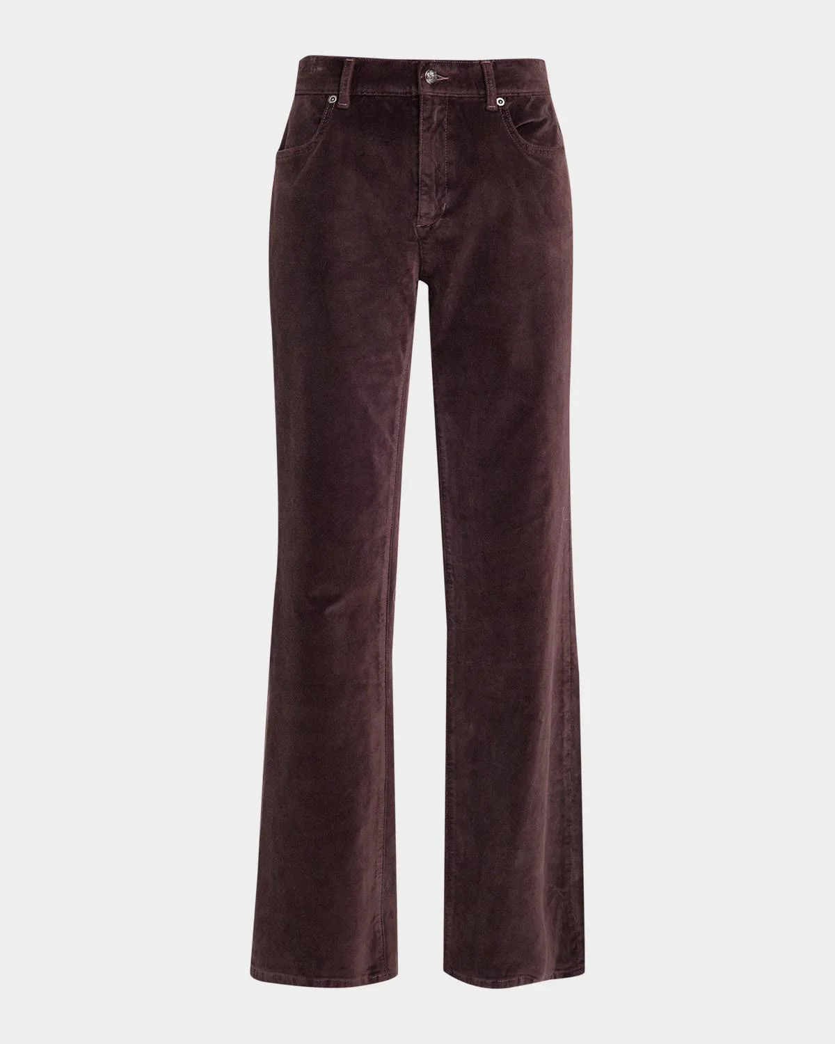 Ruby Straight-Leg Stretch Cotton Pants - 1