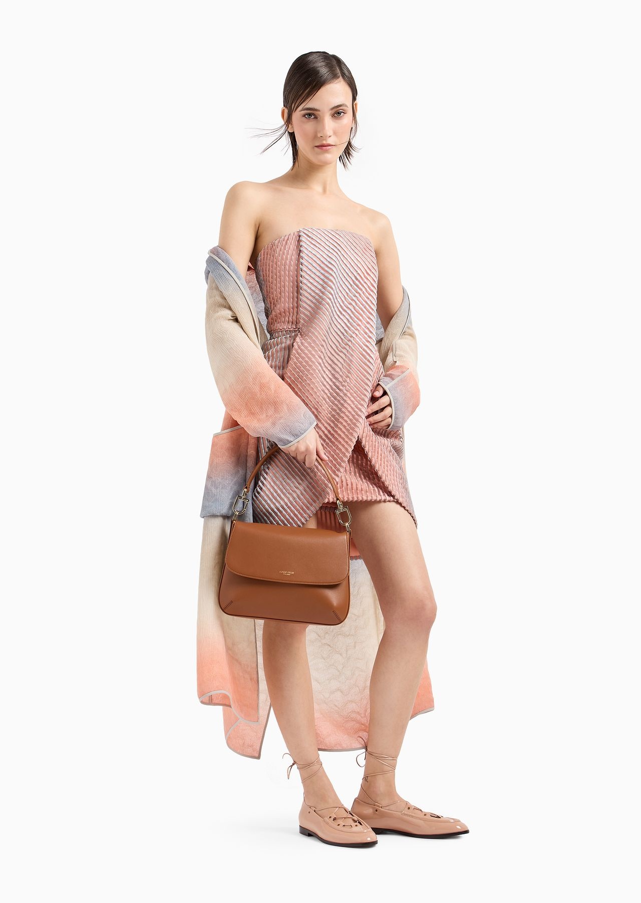 Medium la Prima Soft baguette bag in nappa leather - 6