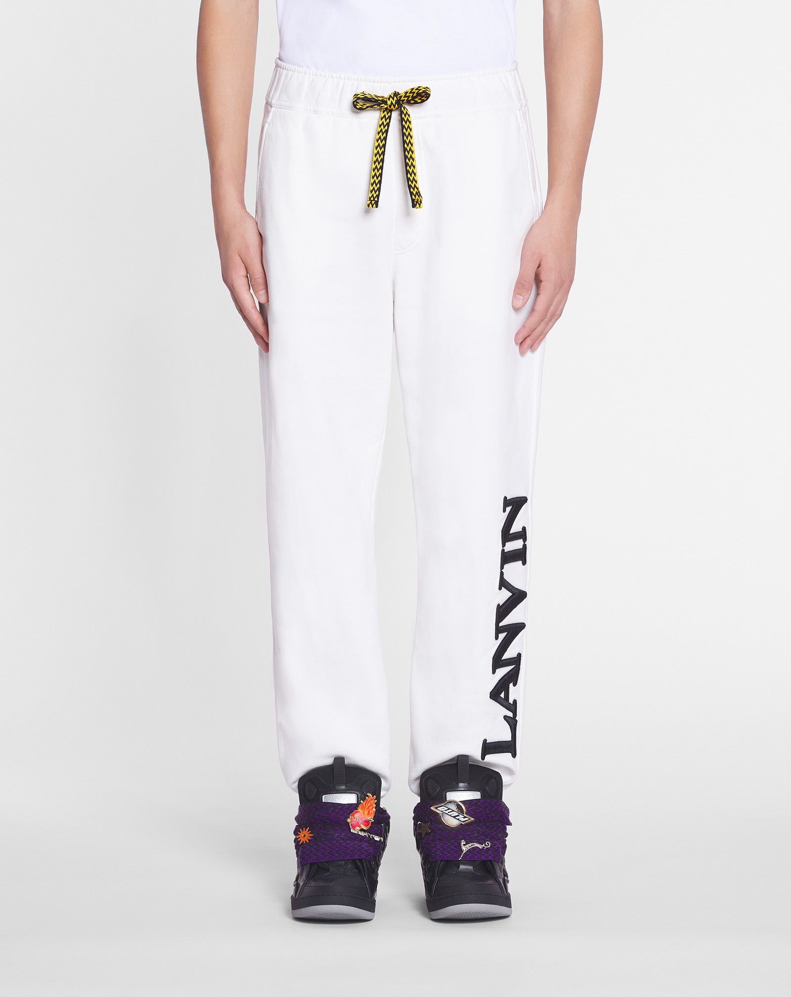 LANVIN X FUTURE UNISEX LOGO JOGGING PANTS - 4