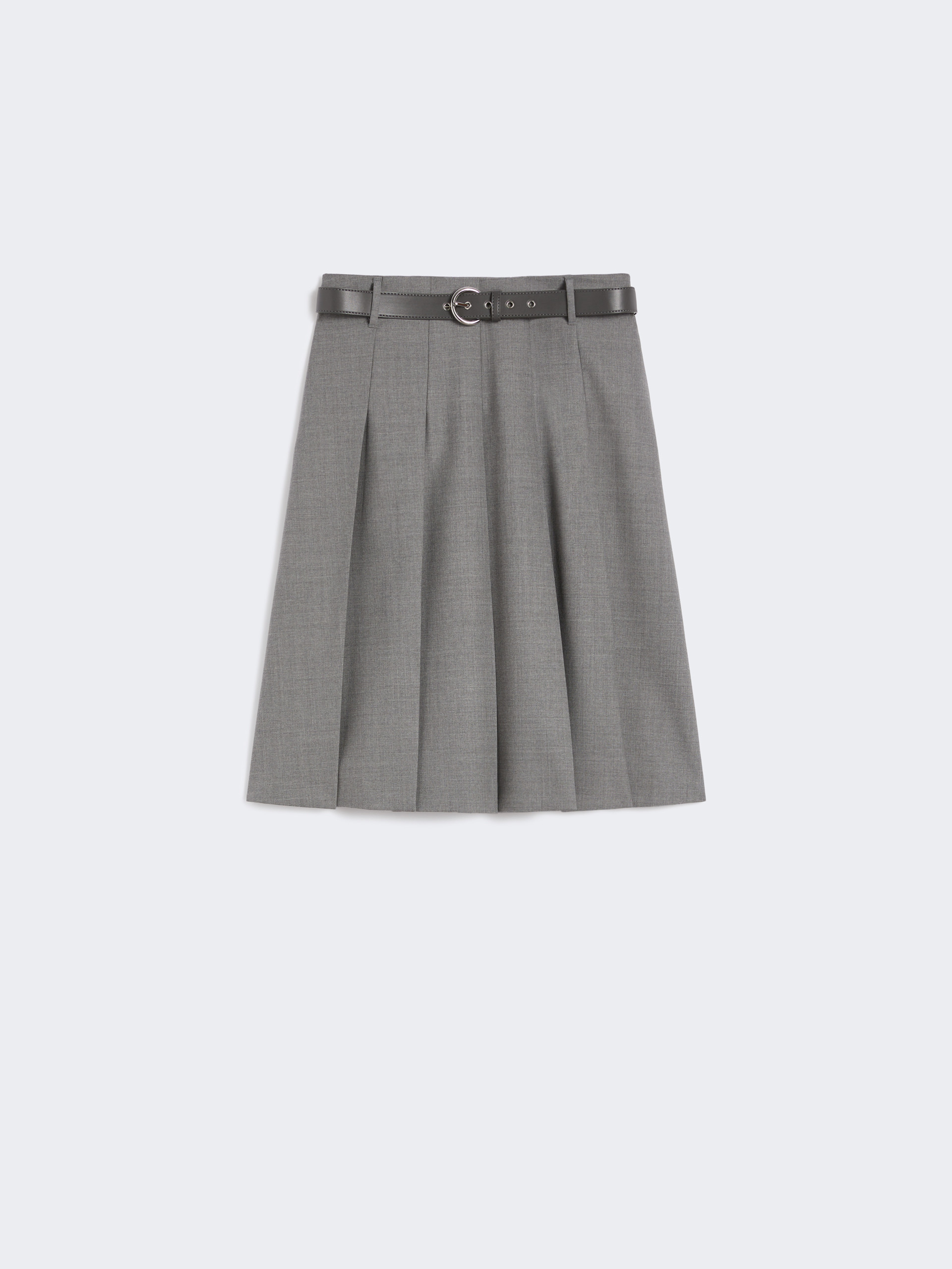 GIMMY Pleated wool skirt - 1