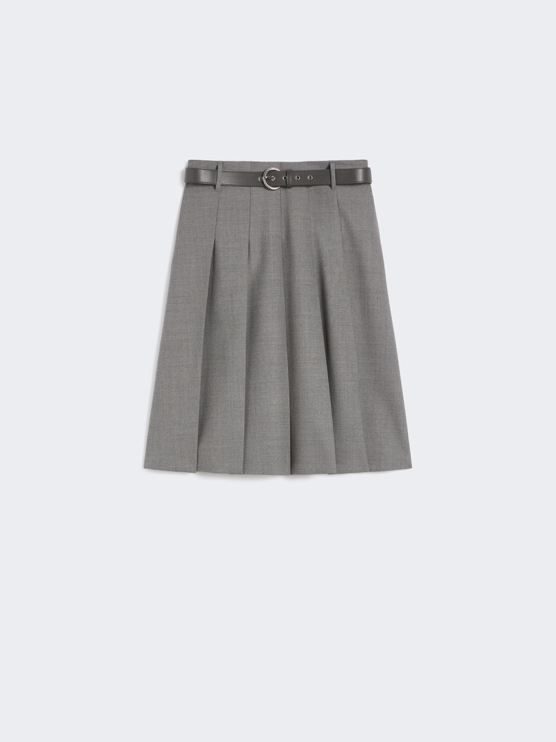 GIMMY Pleated wool skirt 1