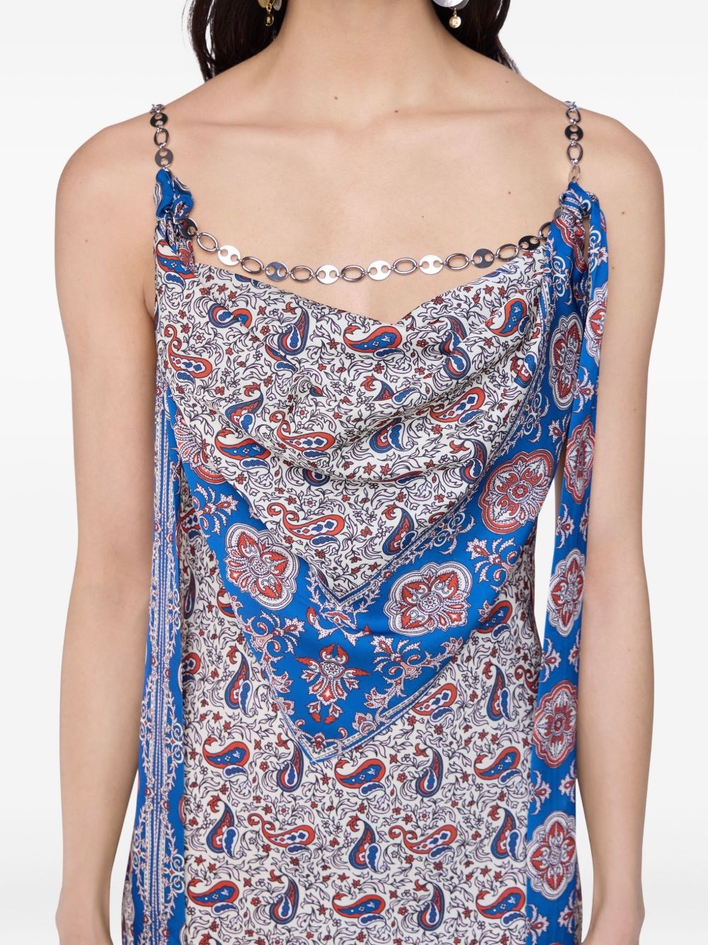 paisley-print maxi dress - 4