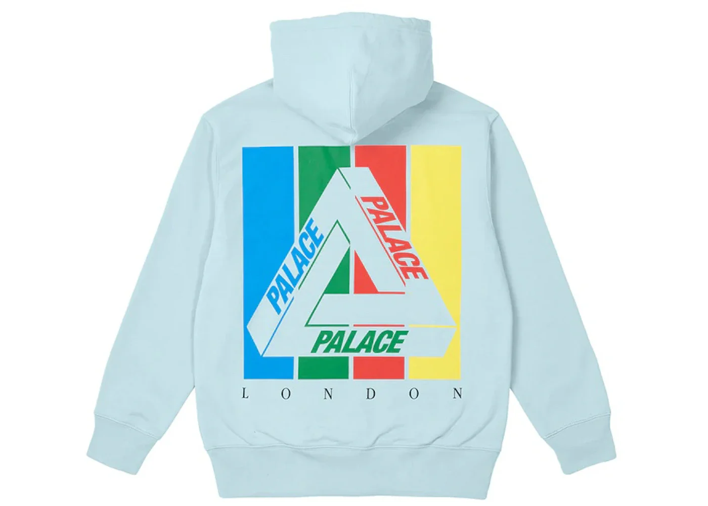 Palace Tre-Emb Hood Blue - 1