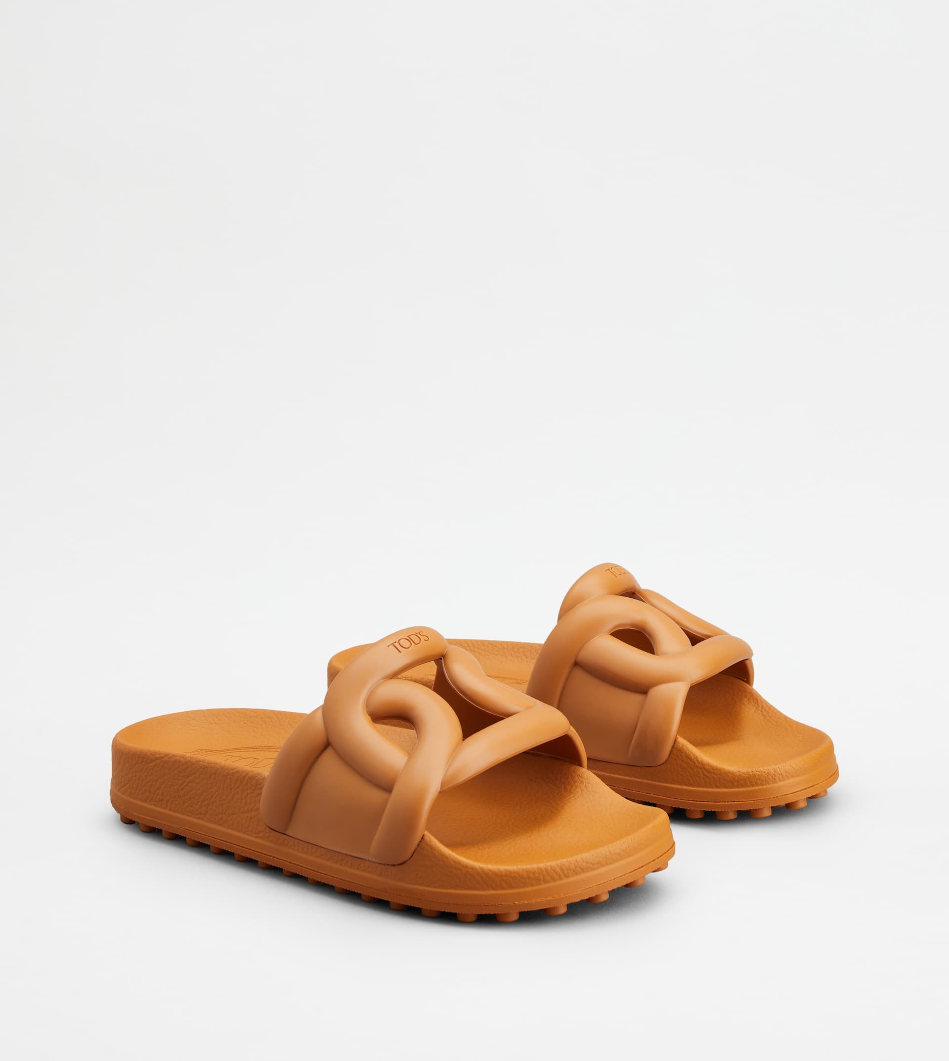 SLIDES IN RUBBER - ORANGE - 2