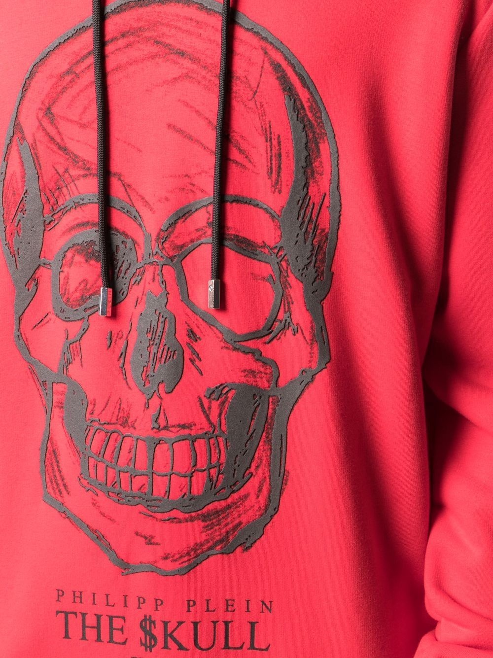 Skull graphic-print hoodie - 5