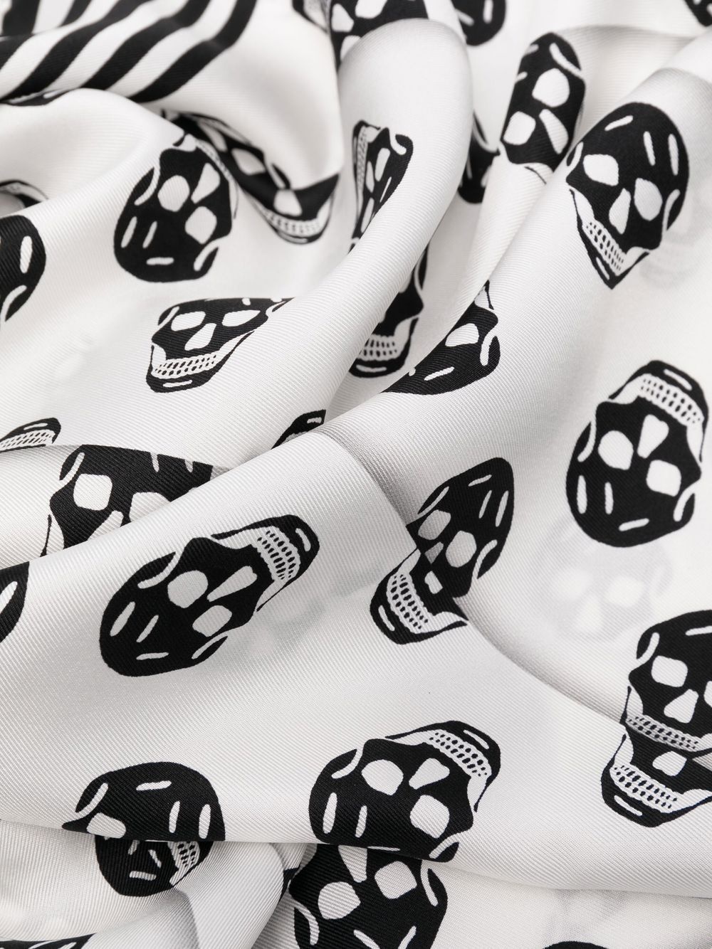 skull-print scarf - 3