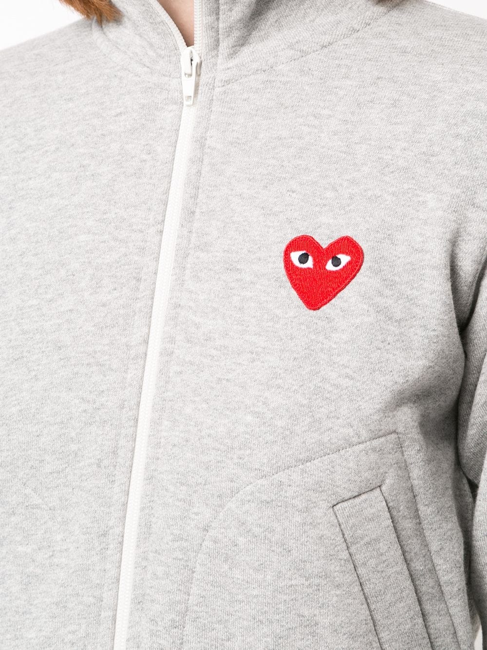 heart logo-patch track jacket - 5