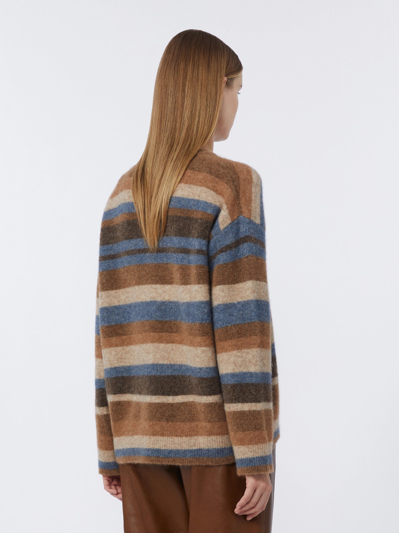 VOLARE Alpaca and wool sweater - BEIGE 4