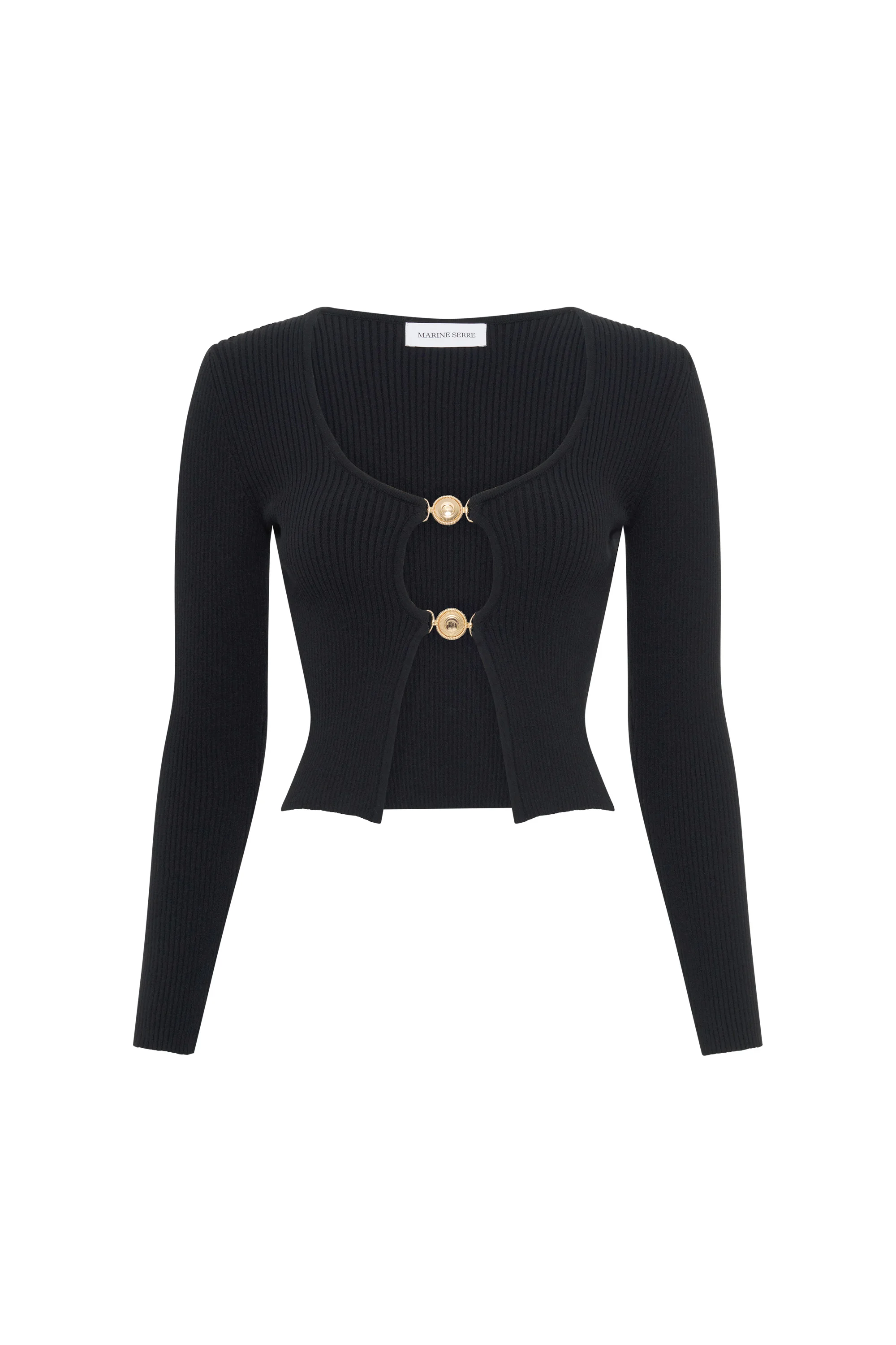 Moon Jewelry Knit Open Cardigan - 1