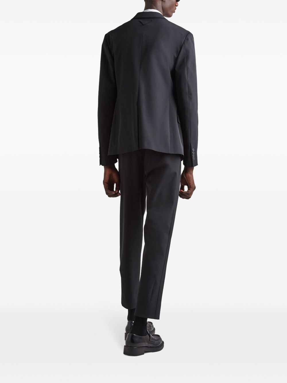 pressed-crease cropped trousers - 3