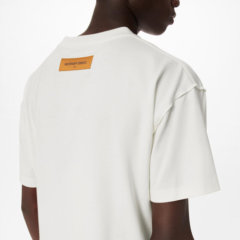 Printed Flower Drop Shoulders Tee 4