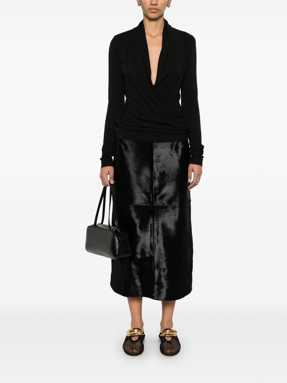 A-line midi skirt - 2