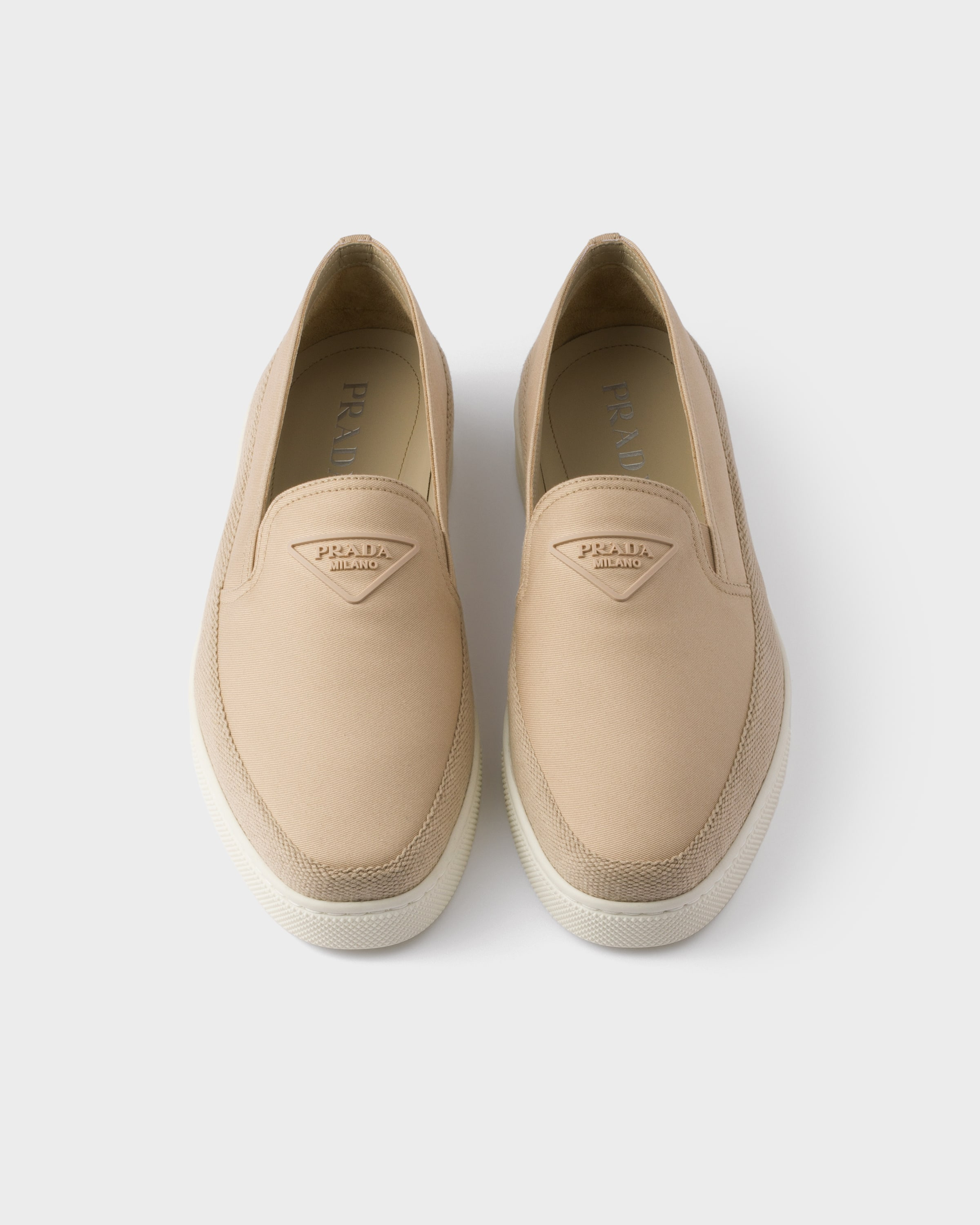 Cotton canvas slip-ons - 4