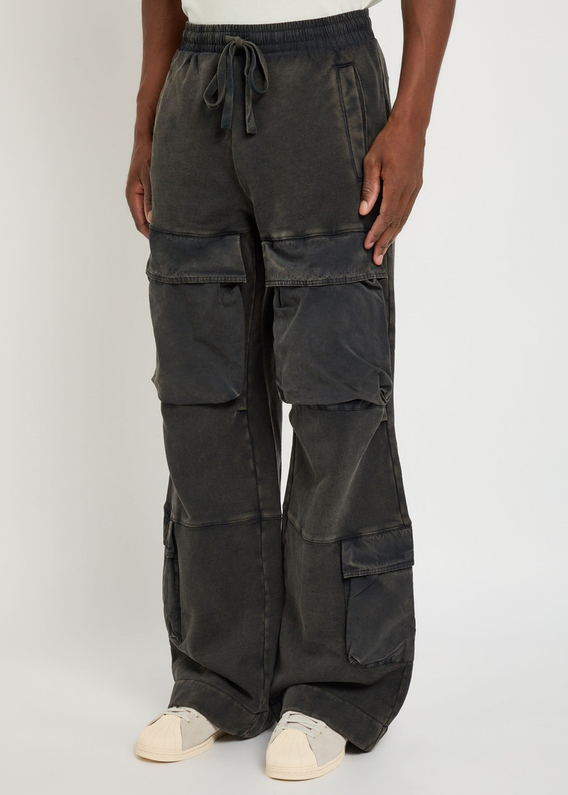 entire studios Entire Studios Utility Faded Cotton Cargo Sweatpants outlook