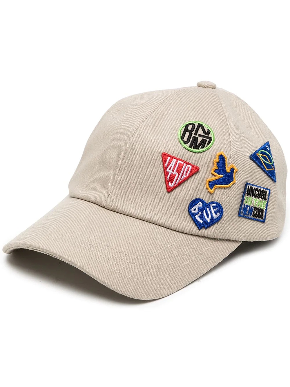 logo-patch baseball cap - 1