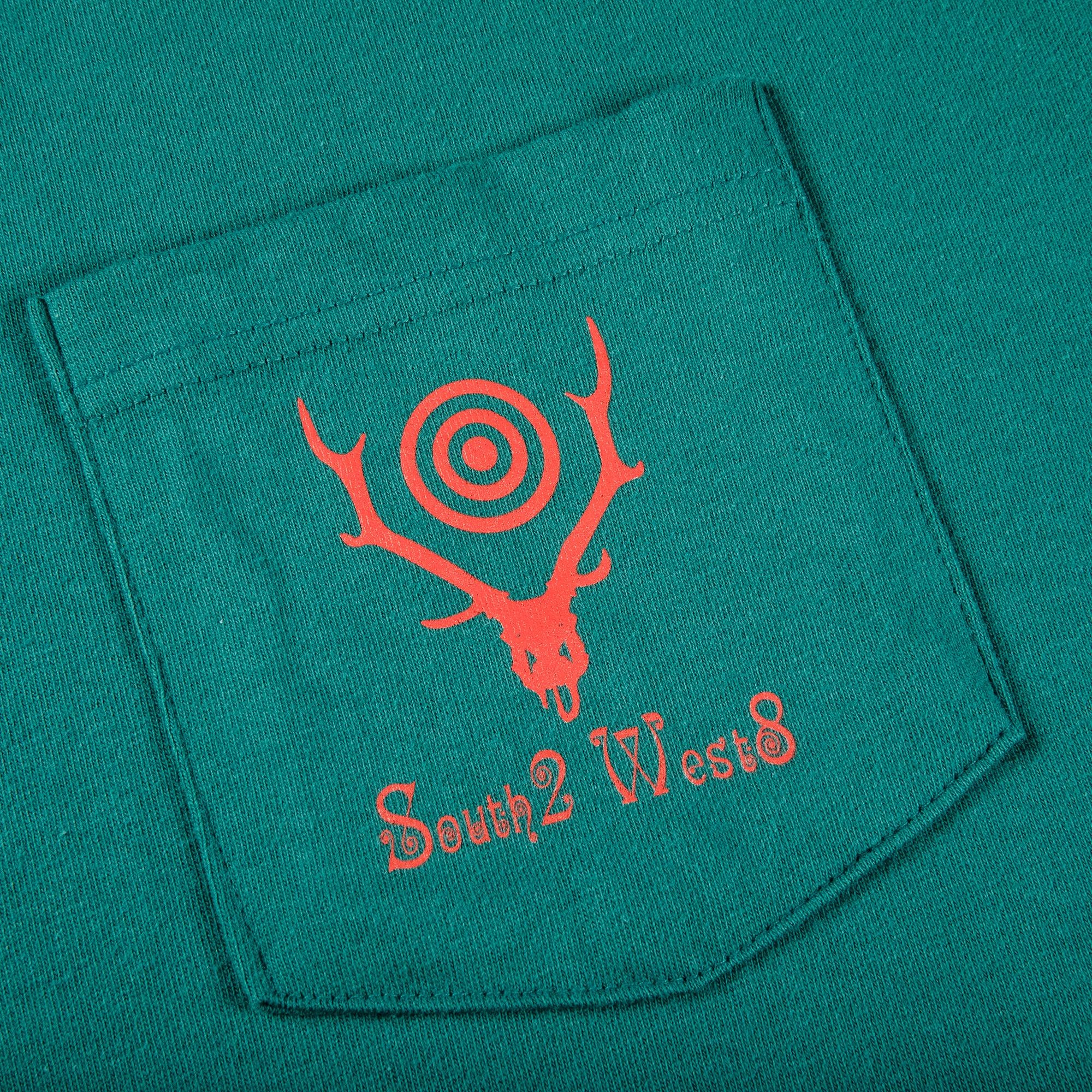 Supreme x SOUTH2 WEST8 Long-Sleeve Pocket Tee 'Teal' - 3