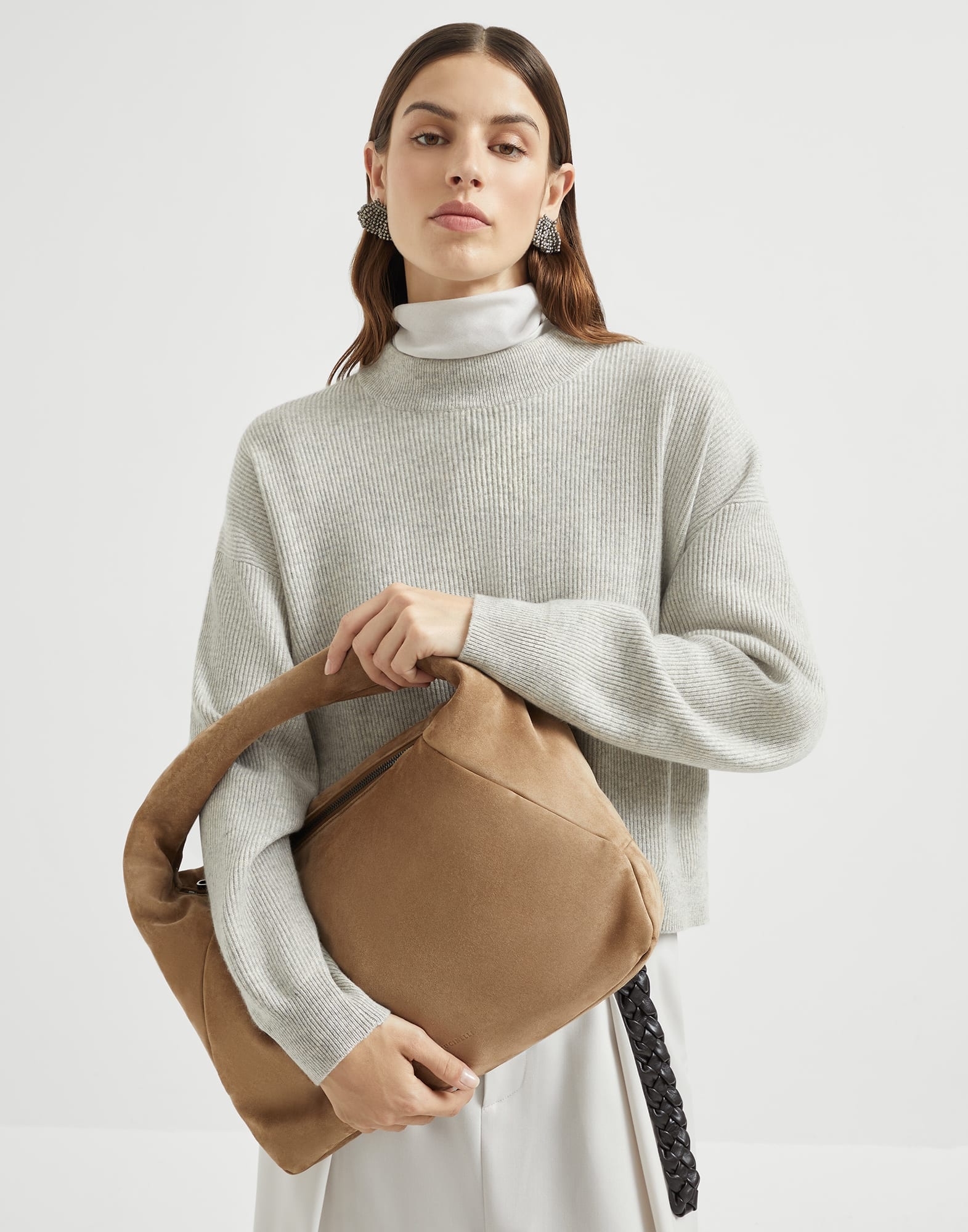 BC Duo hobo bag in soft suede - 4