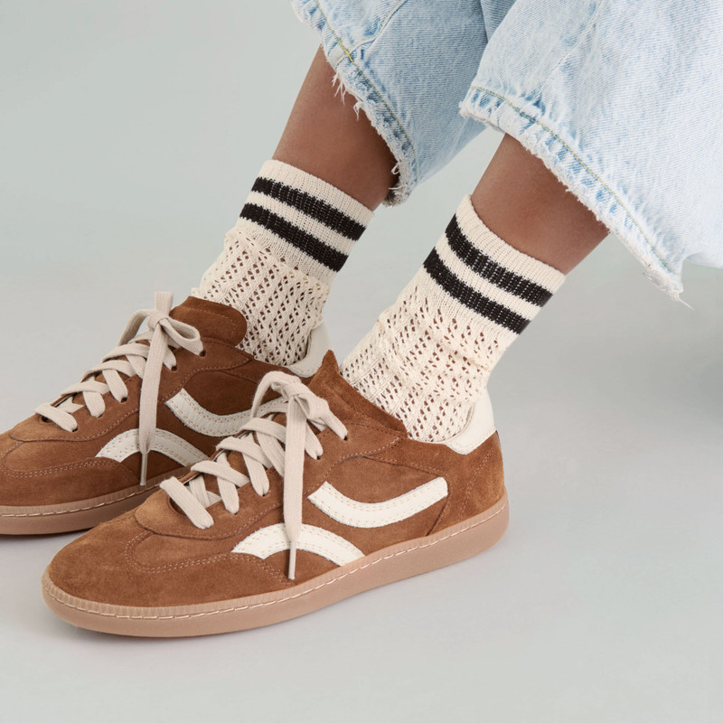 REBEL SNEAKERS PECAN SUEDE 6