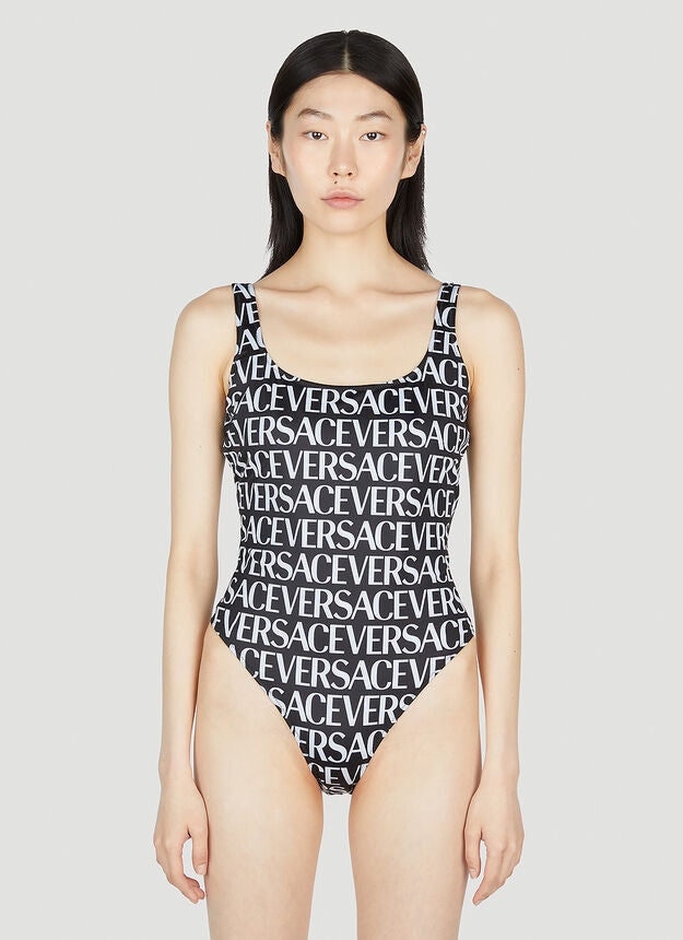 all-over logo print one-piece - 3
