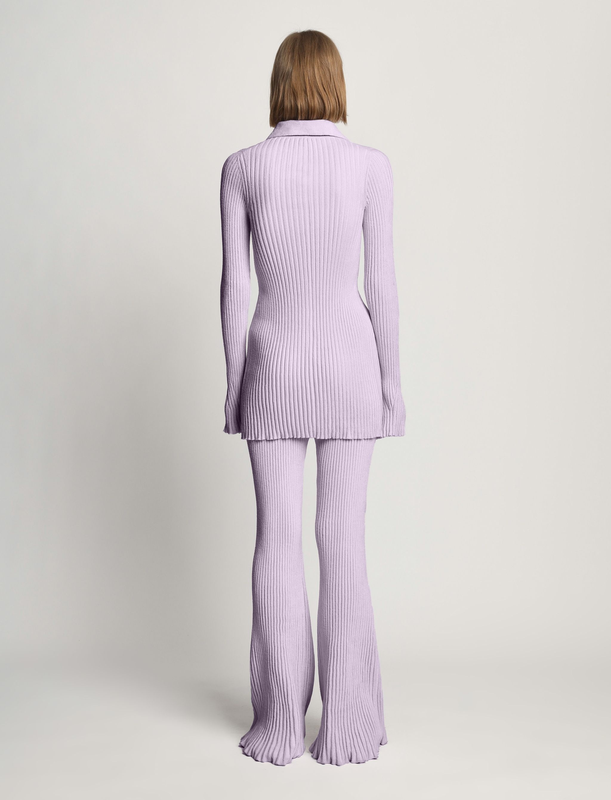 Velvet Rib Knit Shirt - 5
