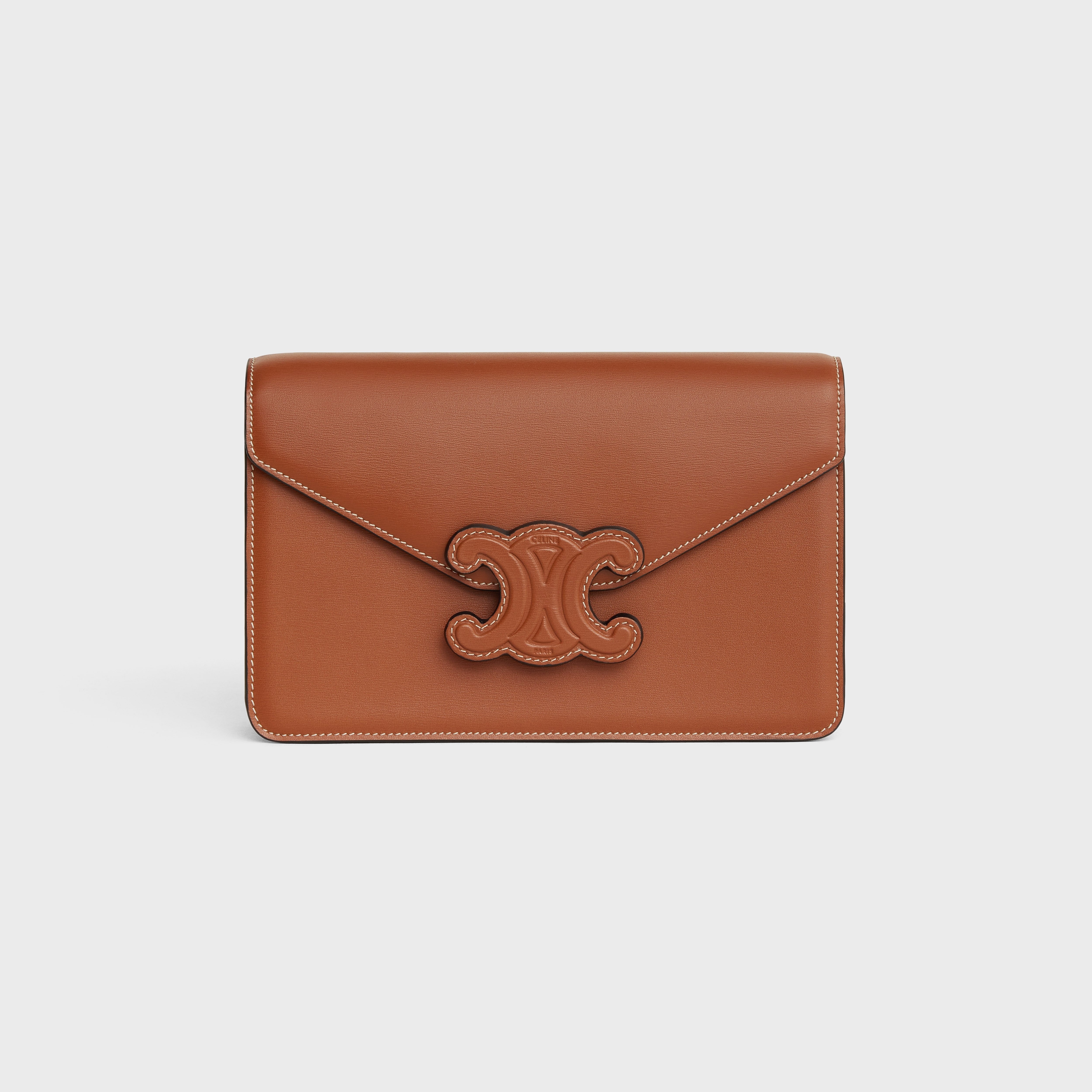 WALLET ON STRAP CUIR TRIOMPHE in Shiny calfskin - 1