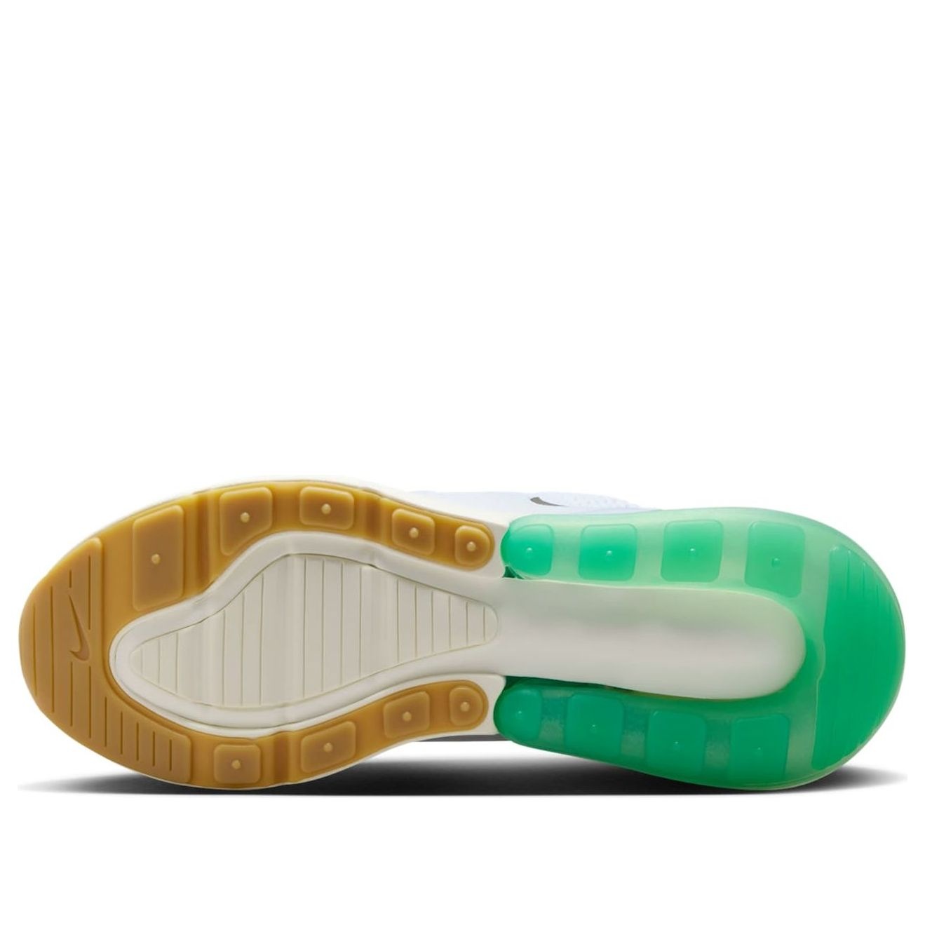 (WMNS) Nike Air Max 270 'White Summit White Stadium Green Black' AH6789-125 - 6