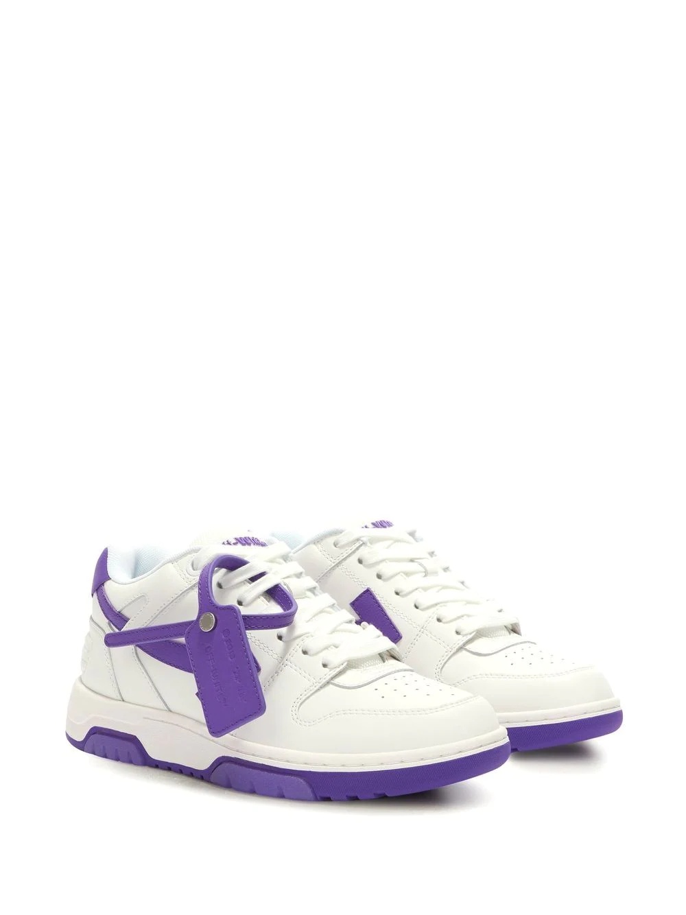 Out Of Office low-top leather sneakers - 3
