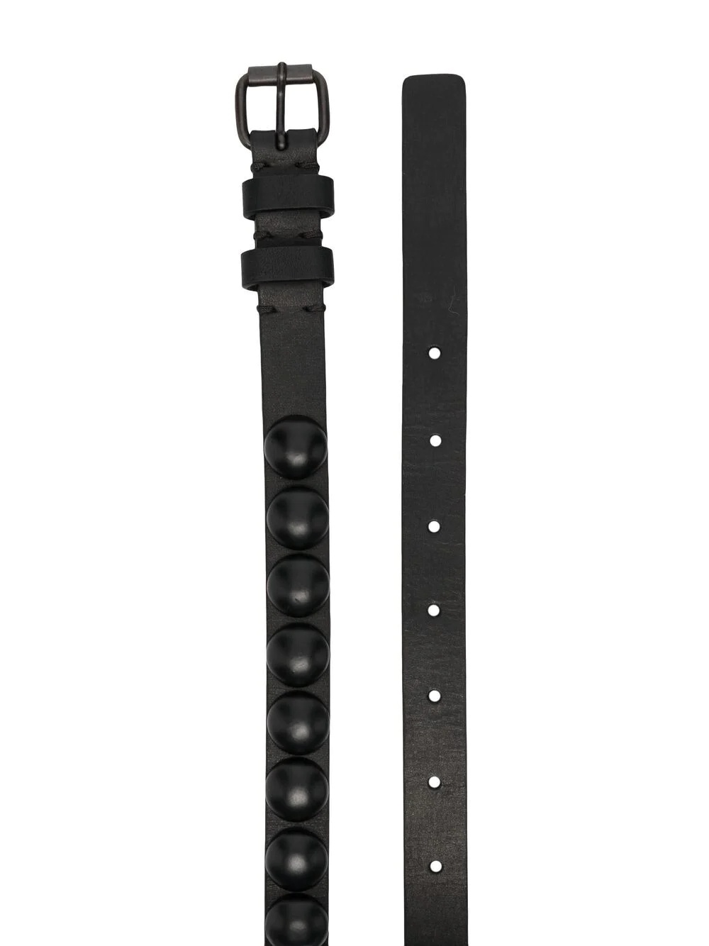 studded leather belt - 2