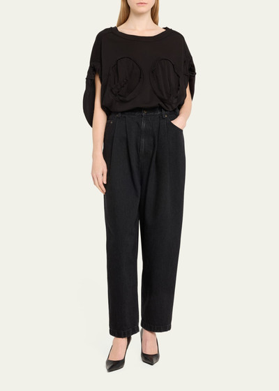 Marc Jacobs Oversized Front Pleated Jeans outlook