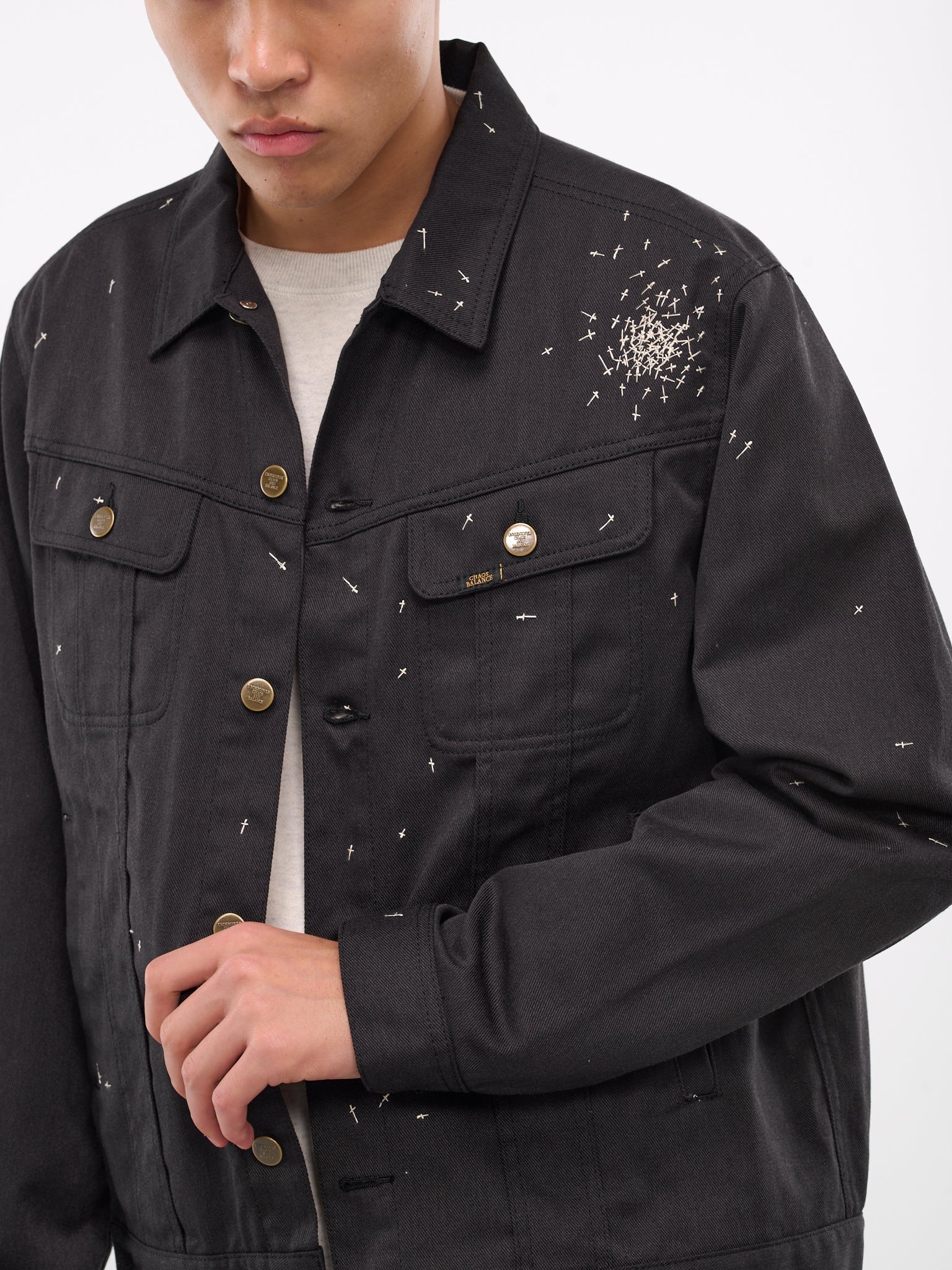 ジャケット UNDERCOVER FW24 Shawl blazer (UC2D13031 TCHARCOAL) CG-CWOJKT47-BL42403130.jpg?v=