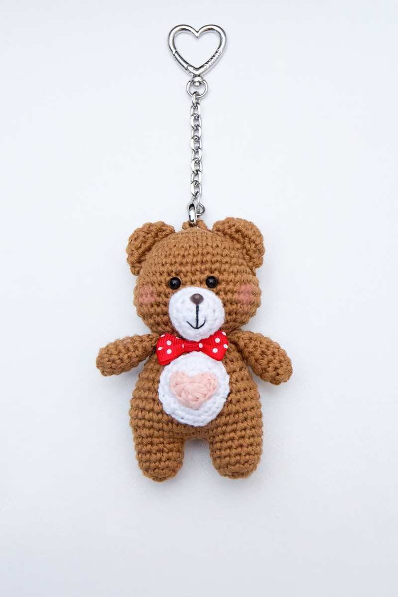 GUIZIO BLUSHIE BEAR BAG CHARM outlook