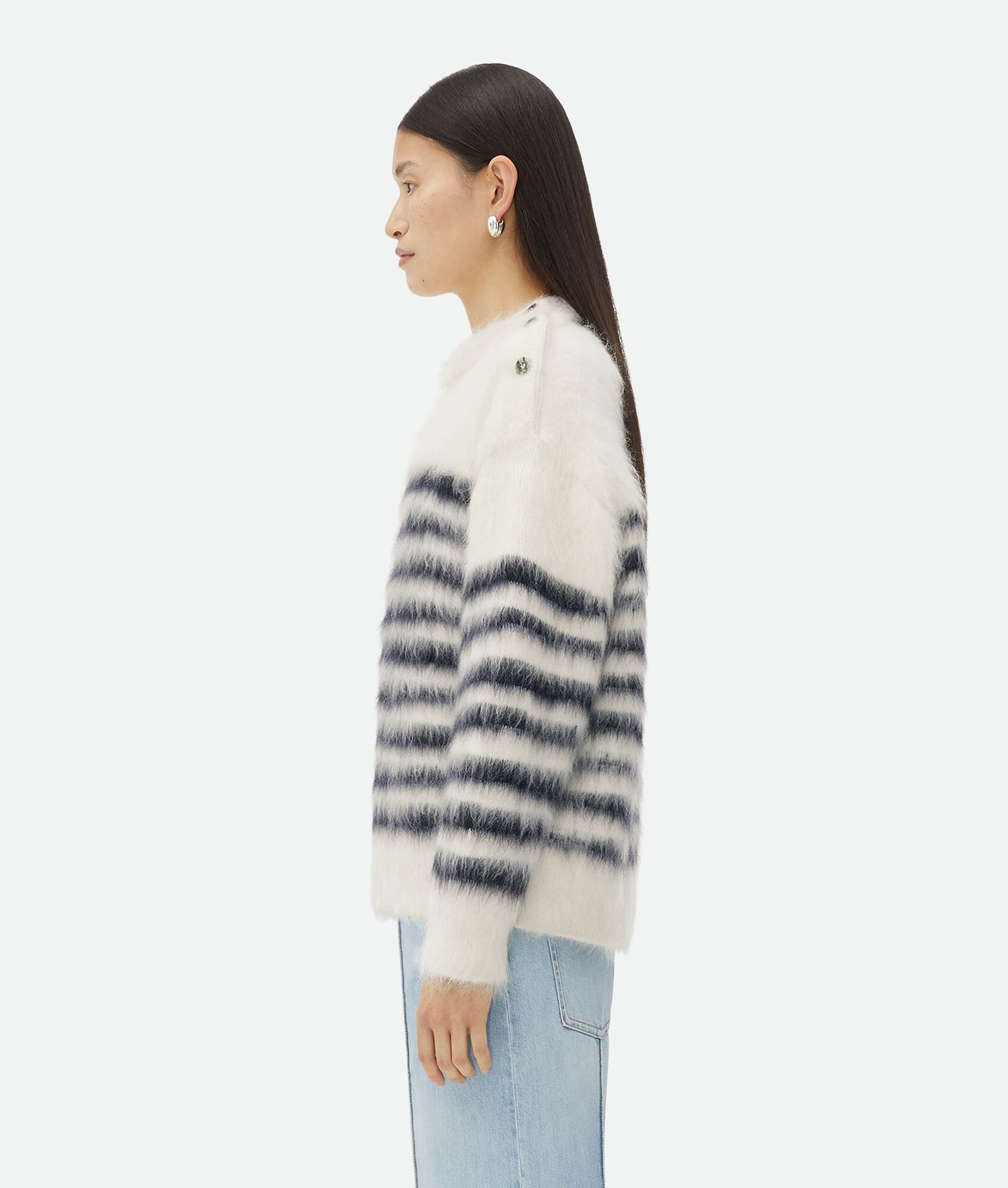 Heavy Marinière Mohair Sweater - 2