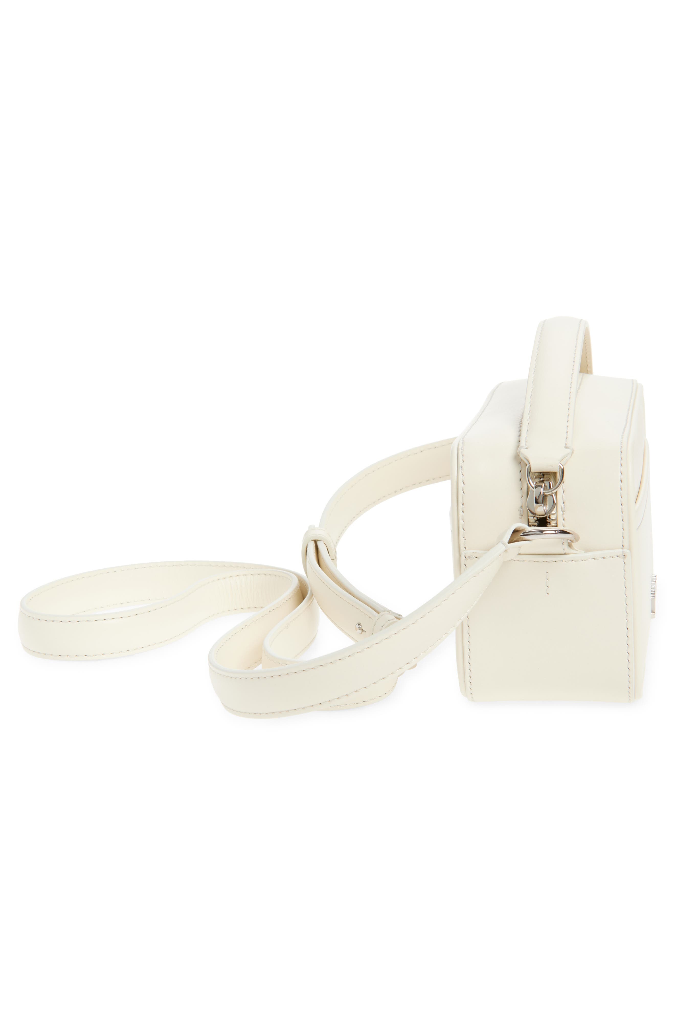 Jacquemus Le Baneto Leather Camera Bag in Ivory at Nordstrom - 5